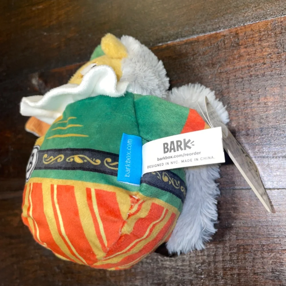 NWT Bark Box Wobbly Ballstaff Squeaker‎ Dog Pet Crinkle 206787 Toy Plush